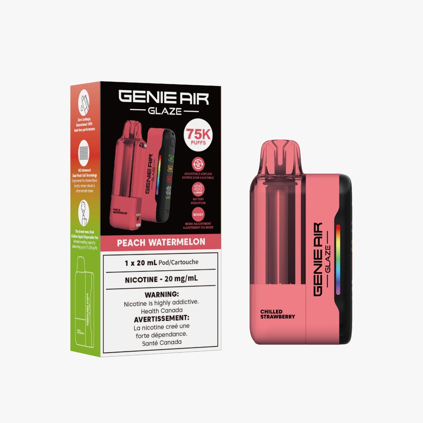 GENIE AIR GLAZE 75000 - PEACH WATERMELON