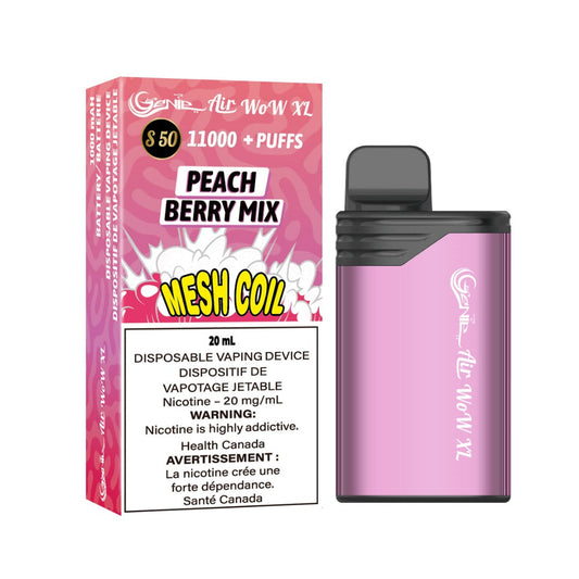 GENIE AIR WOW XL - PEACH BERRY MIX BOX (11000) (10Pc/Box)