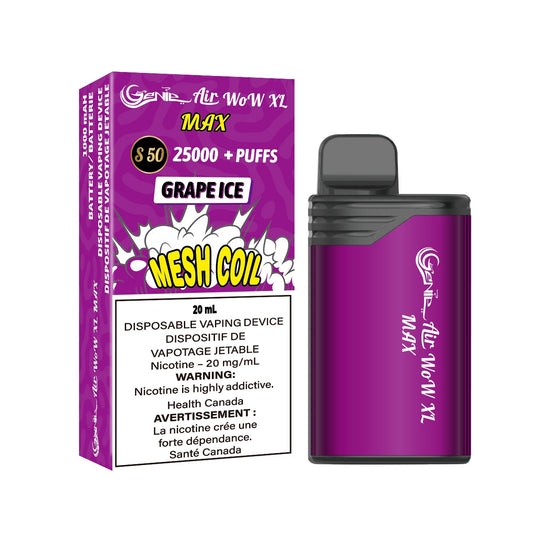 GENIE AIR WOW XL MAX - GRAPE ICE (25000)