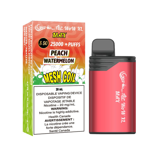 GENIE AIR WOW XL MAX - PEACH WATERMELON (25000)