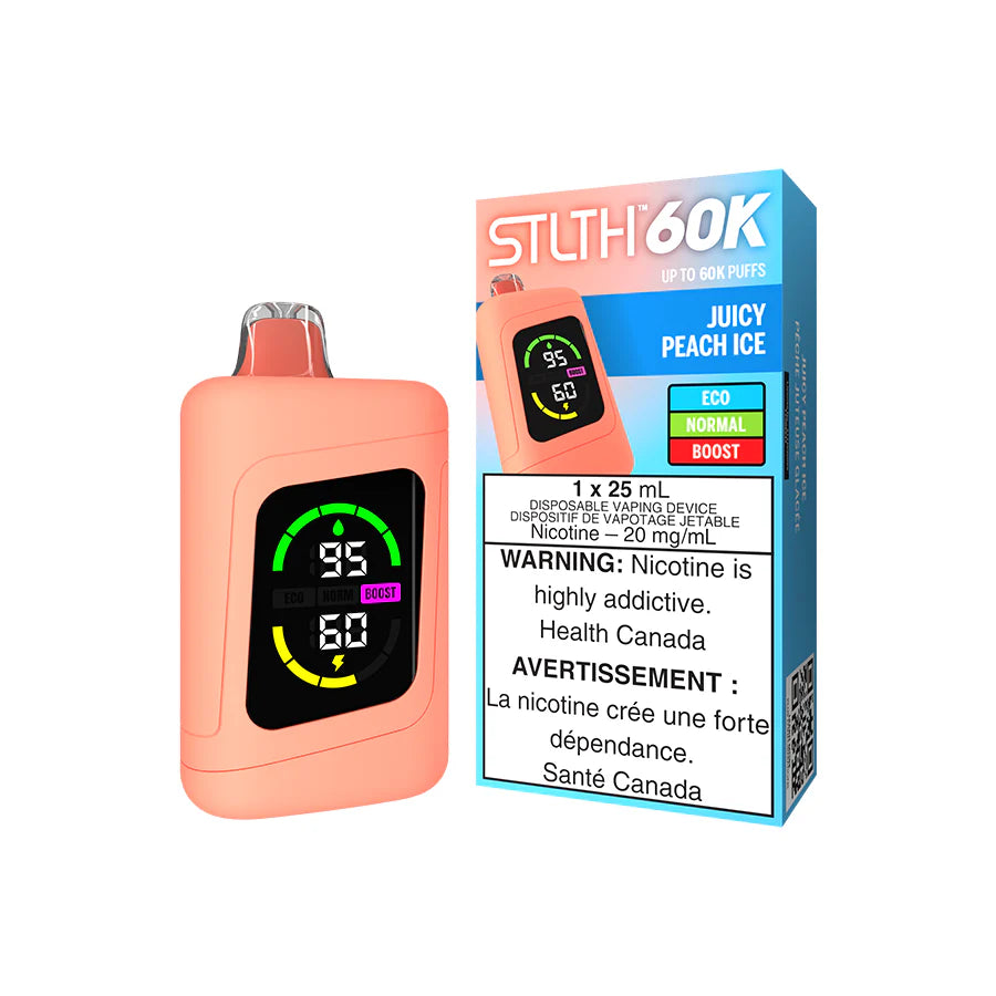 STLTH 60K - JUICY PEACH ICE [ON]