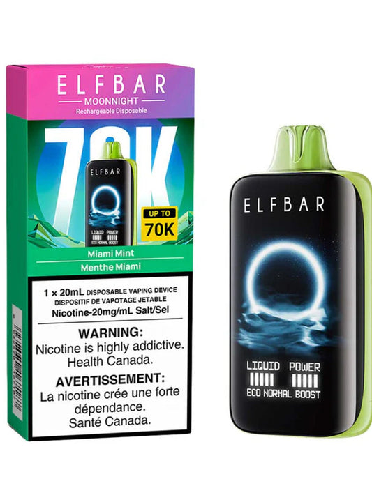 ELFBAR 70K MIAMI MINT $39.99 CHEAP PRICE