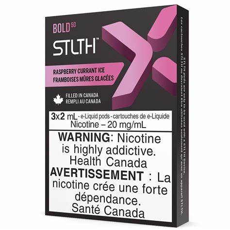 STLTH X - RASPBERRY CURRANT ICE BOLD 50