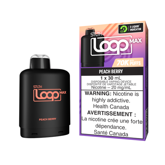 STLTH LOOP MAX 70K PODS - PEACH BERRY (ON)