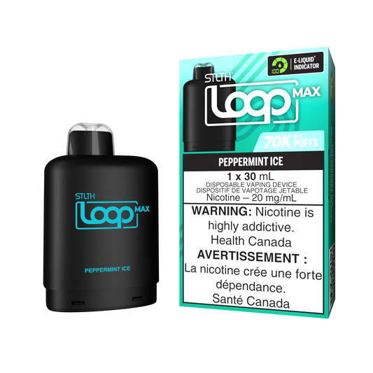 STLTH LOOP MAX 70K PODS - PEPPERMINT ICE (ON)