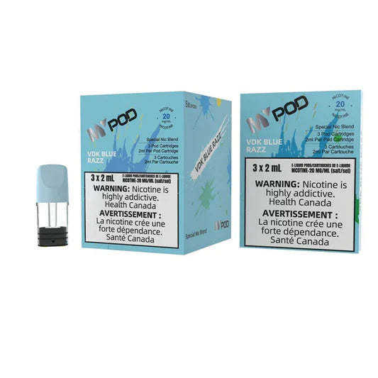 MY PODS  S50 STLTH COMPATIBLE VDK BLUE RAZZ $10