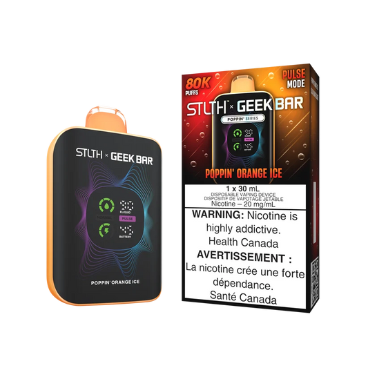 STLTH GEEKBAR 80K - POPPIN' ORANGE ICE