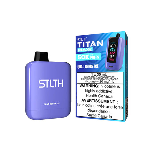 STLTH TITAN MAX 50000 - QUAD BERRY ICE [ON]