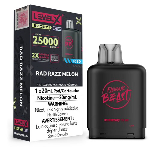 LEVEL X BOOST 25K - RAD RAZZ MELON [ON]