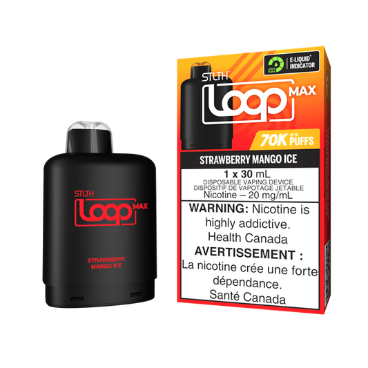 STLTH LOOP MAX 70K PODS - STRAWBERRY MANGO ICE (ON)