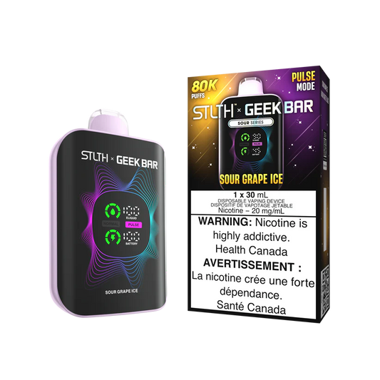 STLTH GEEKBAR 80K - SOUR GRAPE ICE