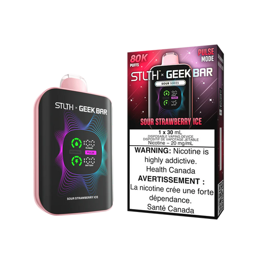 STLTH GEEKBAR 80K - SOUR STRAWBERRY ICE
