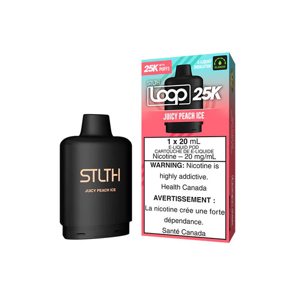 STLTH LOOP 25K POD - JUICY PEACH ICE [ON]