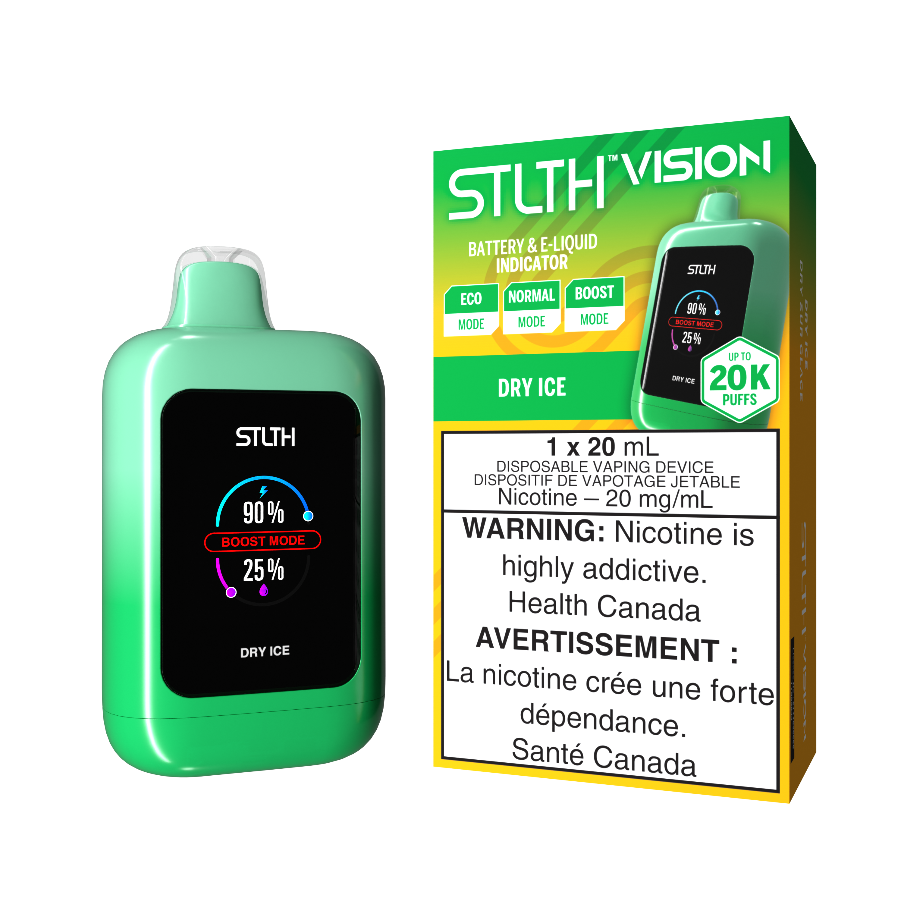 STLTH VISION BOX - DRY ICE [4 Pc/BOX] – Windsor Vape