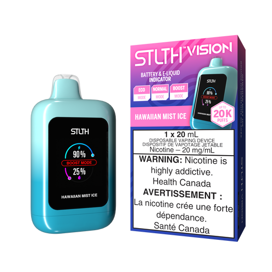 STLTH VISION BOX - HAWAIIAN MIST ICE [4 Pc/BOX] [ON]