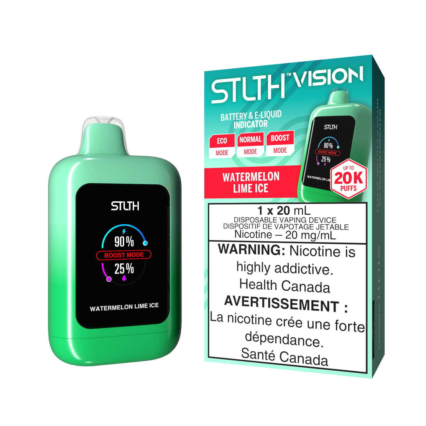 STLTH VISION - WATERMELON LIME ICE [ON]