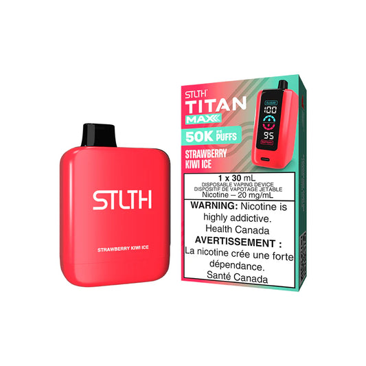 STLTH TITAN MAX 50000 - STRAWBERRY KIWI ICE [ON]