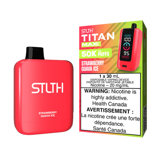 STLTH TITAN MAX 50000 - STRAWBERRY GUAVA ICE
