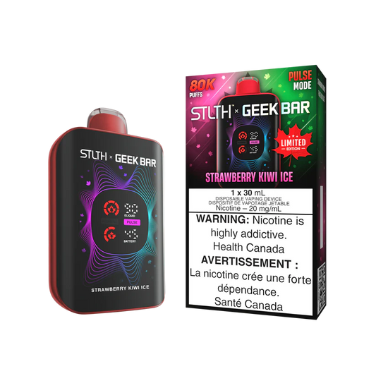 STLTH GEEKBAR 80K - STRAWBERRY KIWI ICE (CANADA LIMITED EDITION)