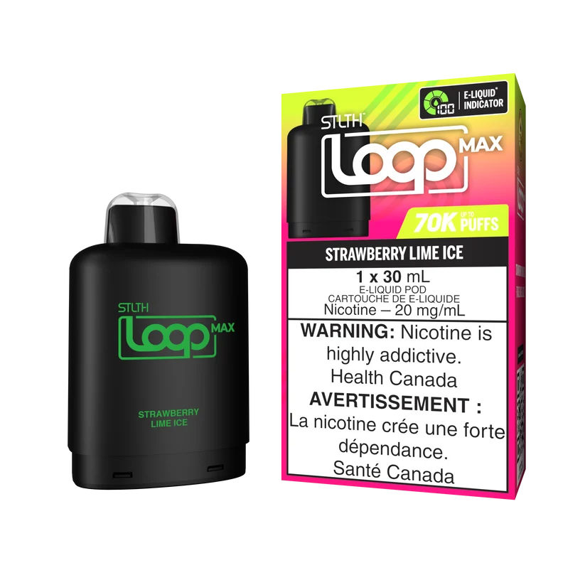 STLTH LOOP MAX 70K PODS - STRAWBERRY LIME ICE