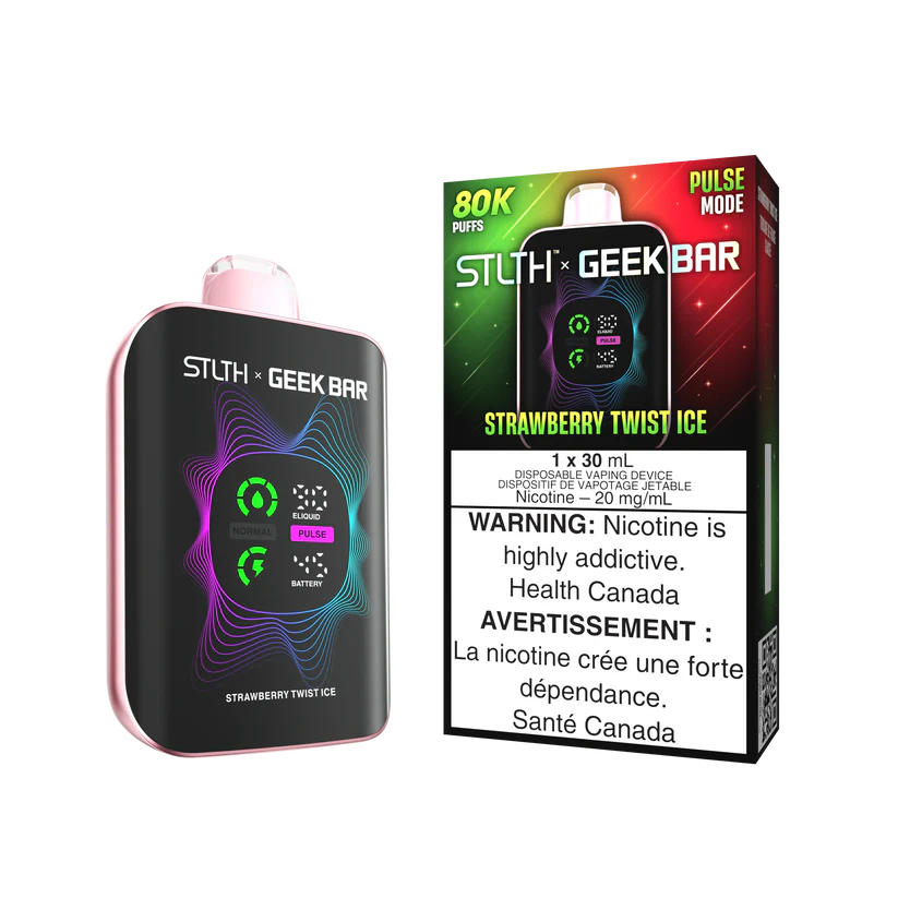 STLTH GEEKBAR 80K - STRAWBERRY TWIST ICE