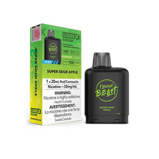 LEVEL X BOOST 15K - SUPER SOUR APPLE