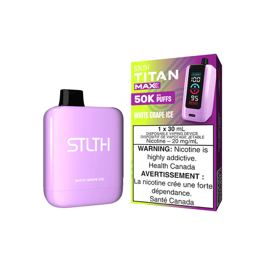 STLTH TITAN MAX 50000 - WHITE GRAPE ICE [ON]