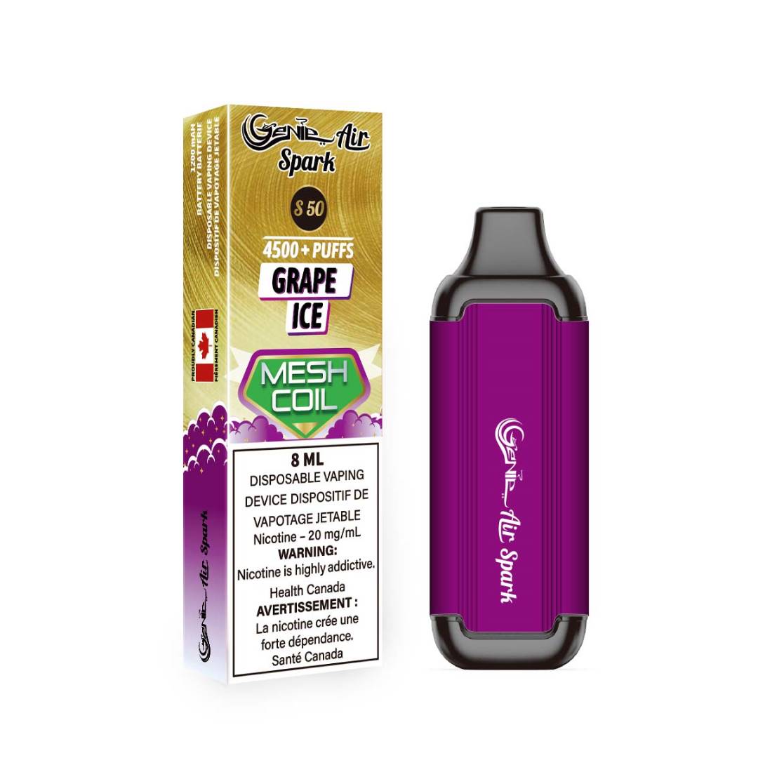 Genie spark 4500 grape ice synthetic 50