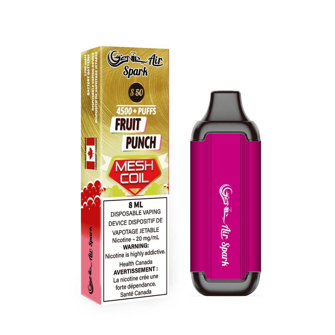 Genie spark 4500 fruit punch synthetic 50