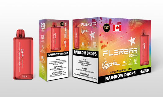 FLERBAR RAINBOW DROPS BOX ( 10 IN A BOX )