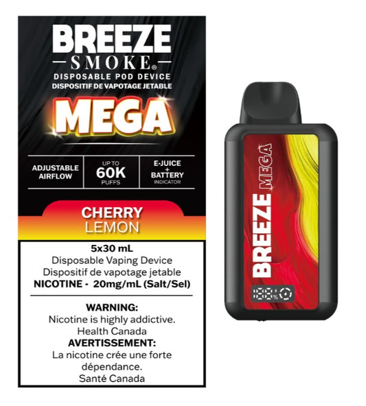 BREEZE MEGA 60K - CHERRY LEMON