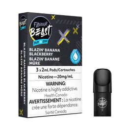 FLAVOUR BEAST PODS - BLAZIN' BANANA BLACKBERRY