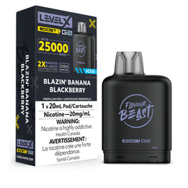 LEVEL X BOOST 25K - BLAZIN BANANA BLACKBERRY [ON]