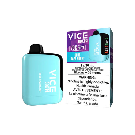 VICE BOX 2 70K - BLUE RAZZ BURST [ON]