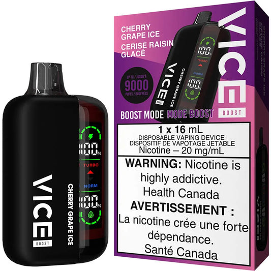 VICE BOOST 9000 - CHERRY GRAPE ICE