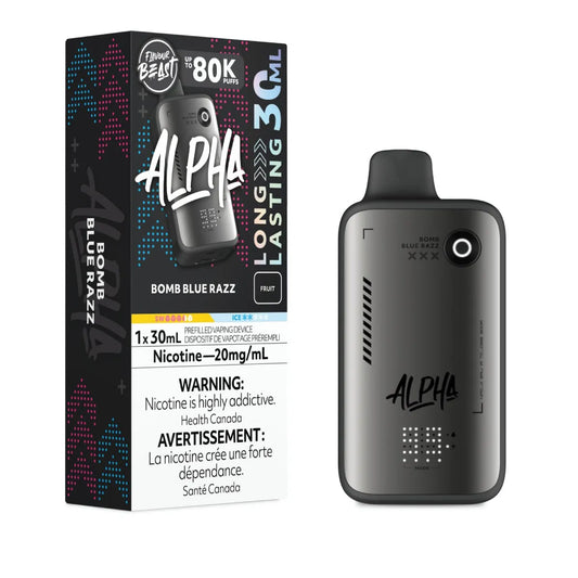 FLAVOUR BEAST ALPHA 80K - BOMB BLUE RAZZ