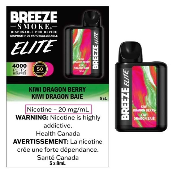 BREEZE ELITE - KIWI DRAGON FRUIT BERRY [ON]