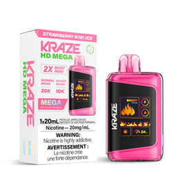 KRAZE HD MEGA 20K - STRAWBERRY KIWI ICE [ON]