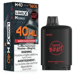 LEVELX M SERIES 160K POD - BANGIN' BLOOD ORANGE