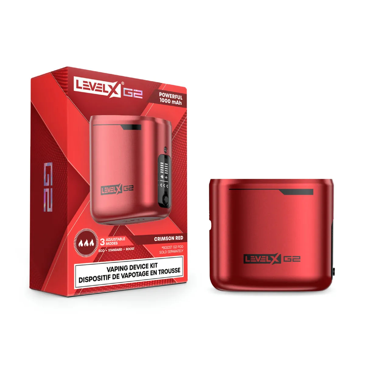 Level X Boost G2 Base Device - Crimson Red