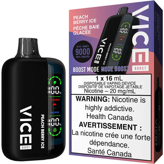 VICE BOOST 9000 - PEACH BERRY ICE