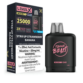 LEVEL X BOOST 25K - STR8 UP STRAWBERRY BANANA [ON]