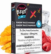 FLAVOUR BEAST PODS - RAGIN' RAZZ MANGO