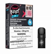 FLAVOUR BEAST PODS - SAVAGE STRAWBERRY WATERMELON