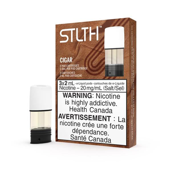 STLTH Pod Pack - Cigar 20 mg, Bold 35, Bold 50