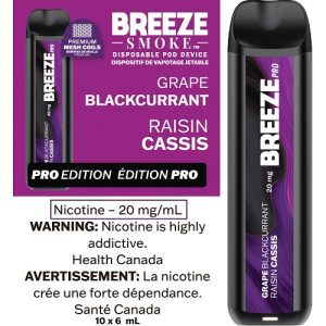 BREEZE PRO - GRAPE BLACKCURRANT 20 MG